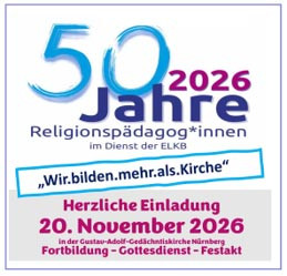 50 Jahre Religionspädagoginnen und Religionspädagogen